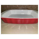 Red Baking Dish