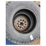 4 Tires - 7.00-15 (2 with wheels, 2 without)