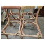 4 Wooden Chairs - Mid refurbish