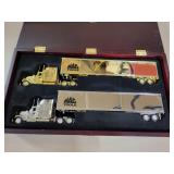 Die Cast - Metallic Mac Trucks in Wooden  Case