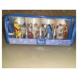 4 Winnie Pooh Juice Tumblers - NEW