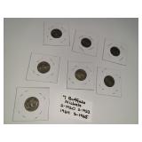 7 Buffalo Nickels