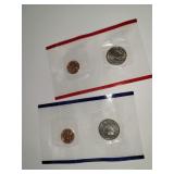 1999 Susan B Anthony 2 Coin Set