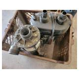 Crate of reclaimed 2 pumps
