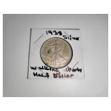 1938 Silver Walking Liberty Half Dollar