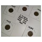 5 Indian Head Cents