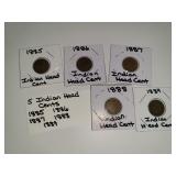 5 Indian Head Cents
