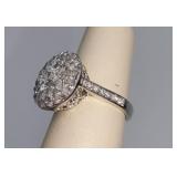 2.05 ct Round Art Deco Dinner Ring