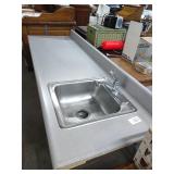Cabinet top with kitchen sink