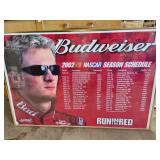 NASCAR Budweiser Framed Poster