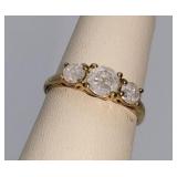 10KT Gold 1ct Brilliant Diamond Ring