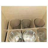 Glassware - 6 Tall Tumblers 1 small - NEW