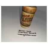 Edison Gold Moulded Record