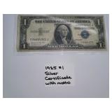 1935 $1 Silver Certificate with motto