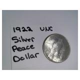 1922 Silver Peace Dollar