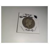 1901-D Silver Barber Half Dollar