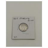 1924 Mercury dime