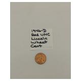 1946-D UNC red Lincoln wheat cent