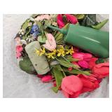 Bag of assorted fake flowers