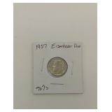 1957 Roosevelt dime