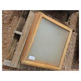 Wood framed vintage windows