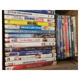 Group of DVDs