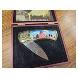 God Bless Collectable lock blade knife