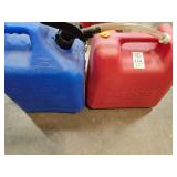 2 Plastic Fuel Cans