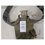 Military Canteen with cover & Web Belt