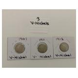 3 V nickels