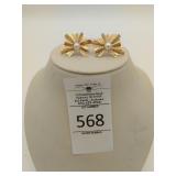 14K Gold & Pearl earrings