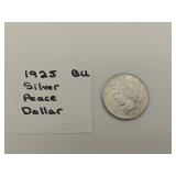 1925 BU silver Peace dollar