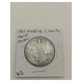 1917 Walking Liberty half dollar