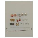 Group of costume jewelry