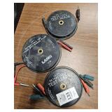 Group of 3 Test Leads - Retractable