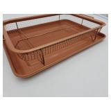 Copper look display/cooling rack & tray