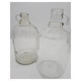 2 vintage one gallon growlers