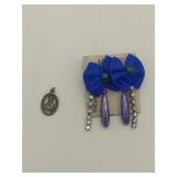 3 pairs fashion jewelry earrings + Pendant