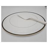 Bone China Cake Plater and Server