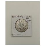 1941 Walking Liberty half dollar