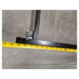 Adjustable metal bedframe with casters