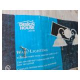 2 Double Wall lights NEW