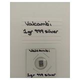 Valcambi 1 gram .999 silver