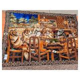 'Dogs Playing Cards' Tapestry  - 57' x 39'