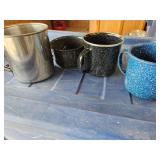 Tote variety of camp coffee cups (50 ish)