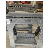 Pair of Hard plastic portable saw horses
