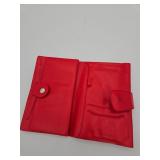 Red Ladies wallet/clutch