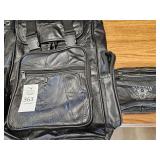 Black Leather backpack & Sturgis fanny pack (NEW)