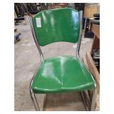 Green Metal Shop Chair