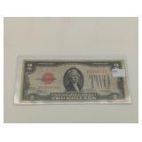 1928 red seal $2